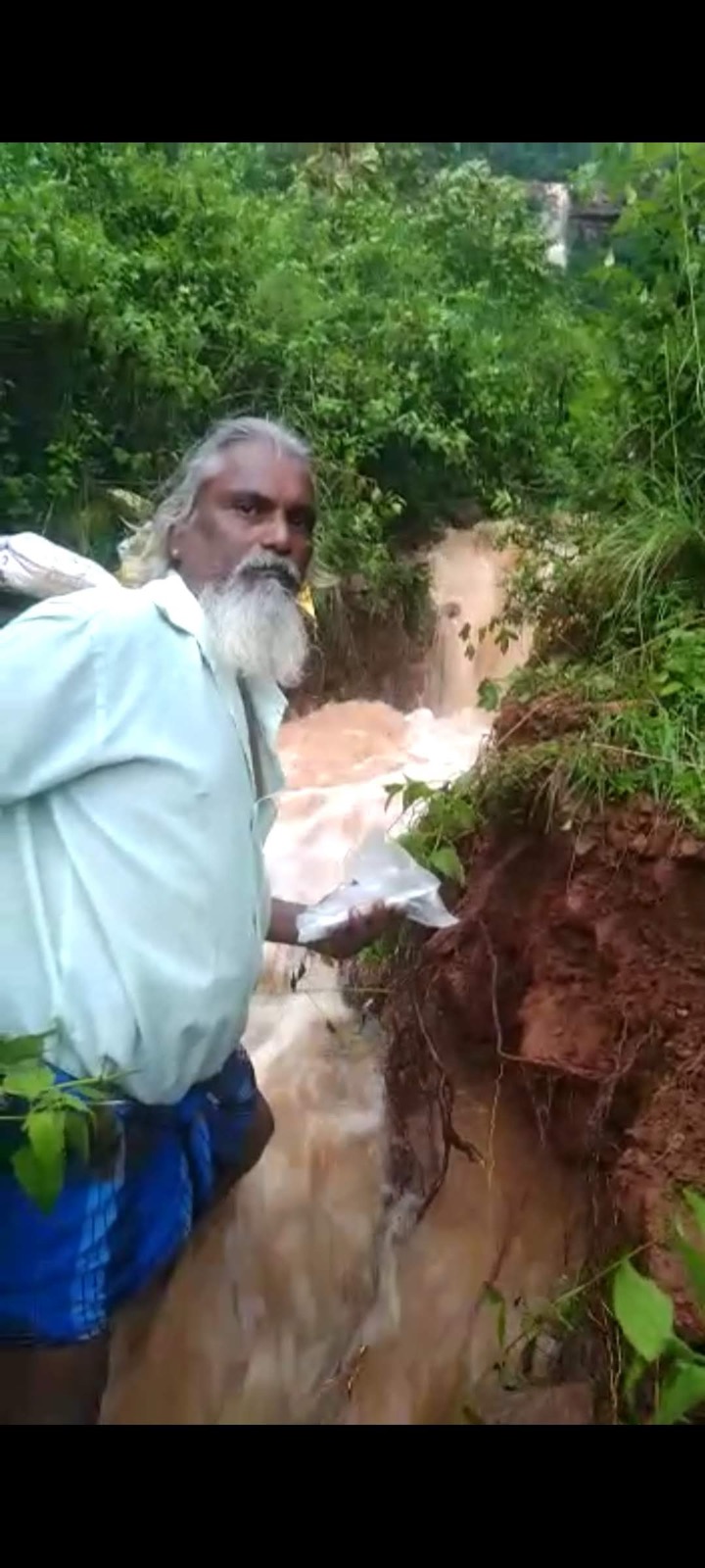 A photograph of the work at Amaralingeshwara Kona, 25 February 2022.