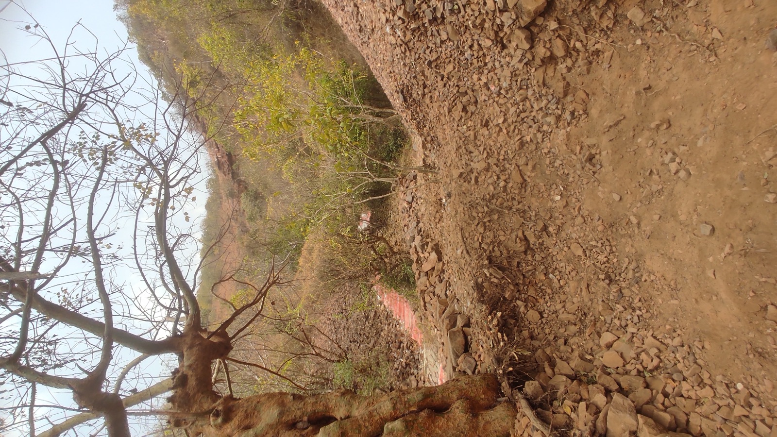 A photograph of the work at Amaralingeshwara Kona, 16 March 2023.