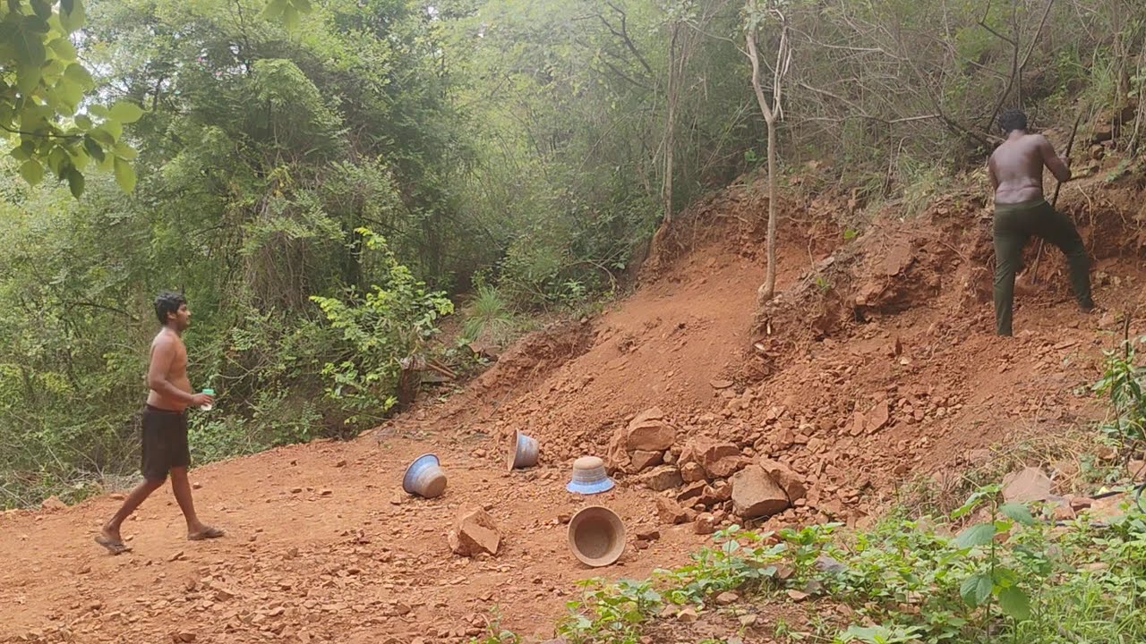 Work in progress at the site.