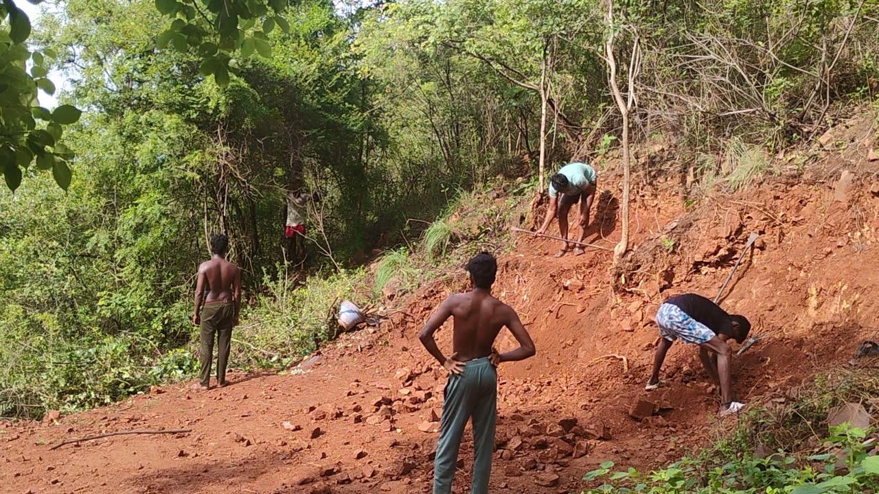 Work in progress at the site.