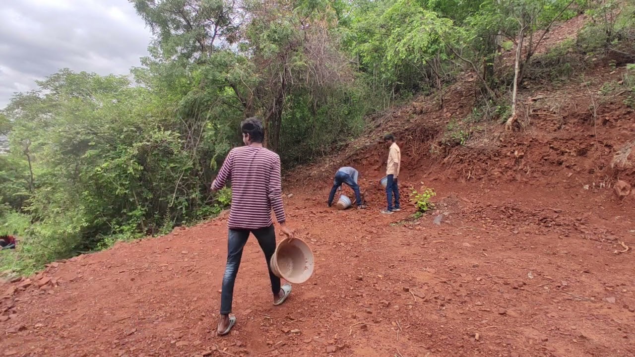 Work in progress at the site.