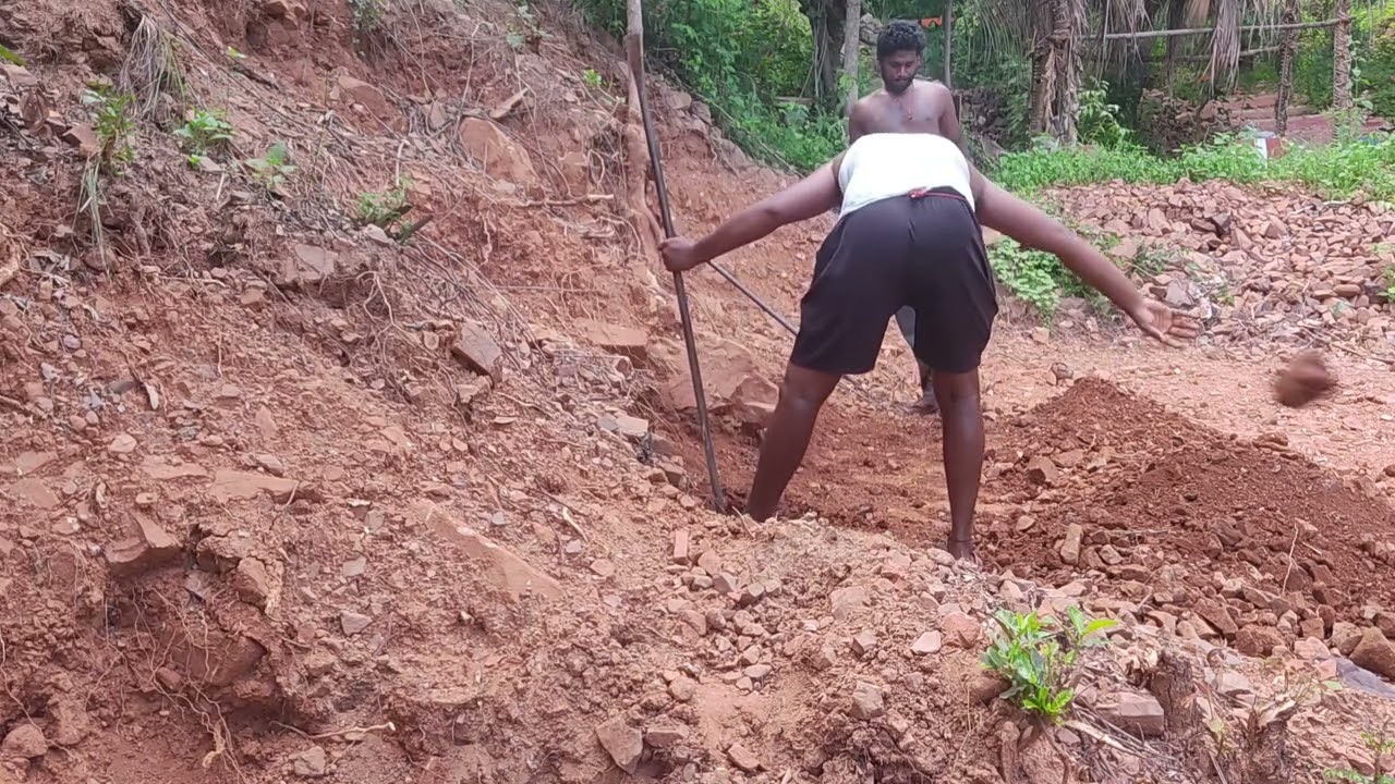 Work in progress at the site.
